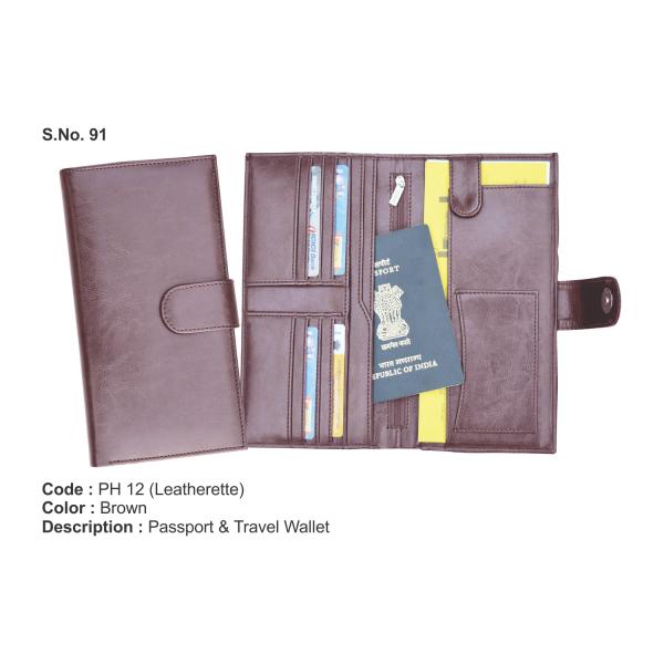 Passport Holder and Travel Wallet PH12