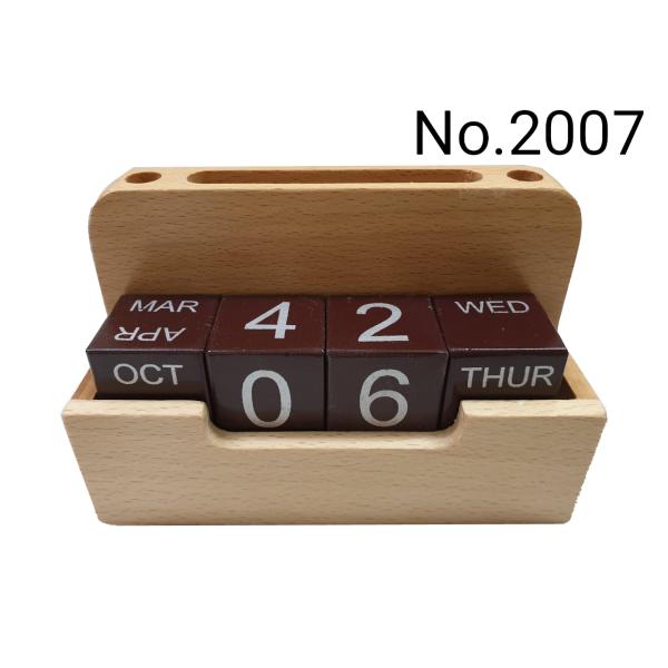 Wooden Pen Stand and Visiting card Holder with Calendar (2007)