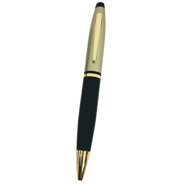 Metal Femina Satin & Shining Black/Gold Ball Pen (PN40136)