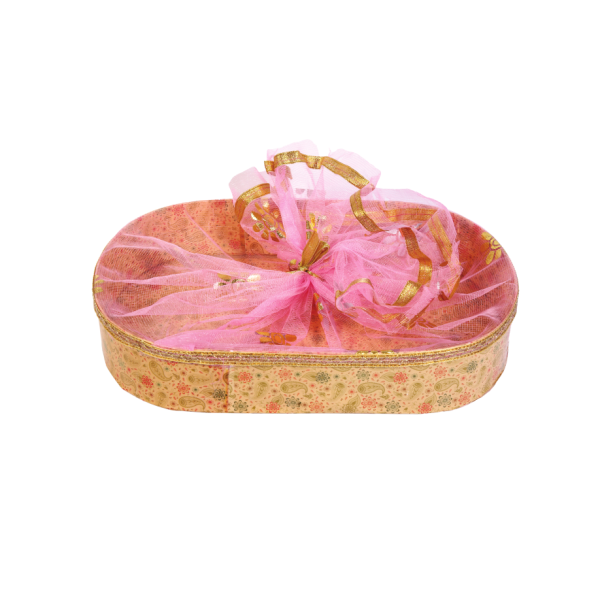 Light Weight Oval Hamper Basket, (15x10x2.5 inches) (BOV03)