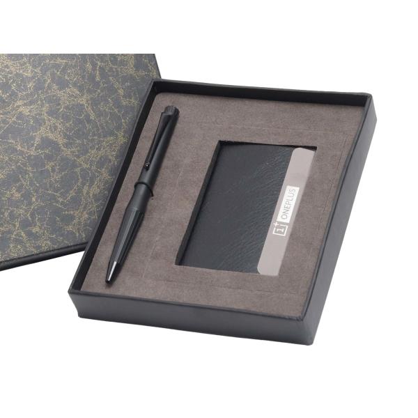 Gift Set of Card Holder and Pen (OnePlus)