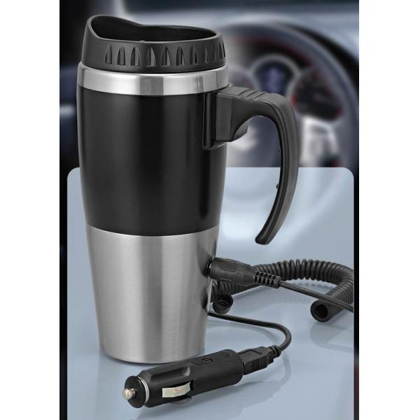 Car heater mug  with car USB charger, 500ml (H-97)