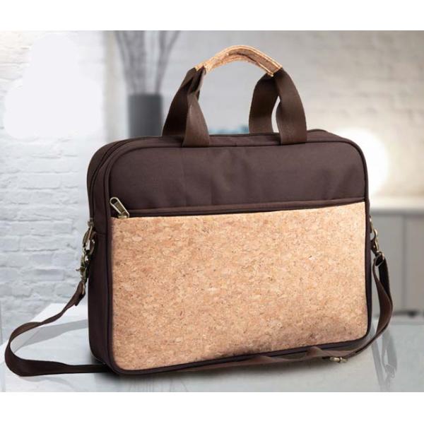 Eco-Friendly Cork Laptop Bag with 2 tone finish (S-16)