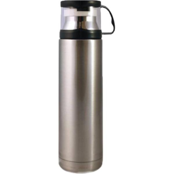 Stainless Steel Vacuum Flask with Mug Cap, 500ml (Sippon-36)