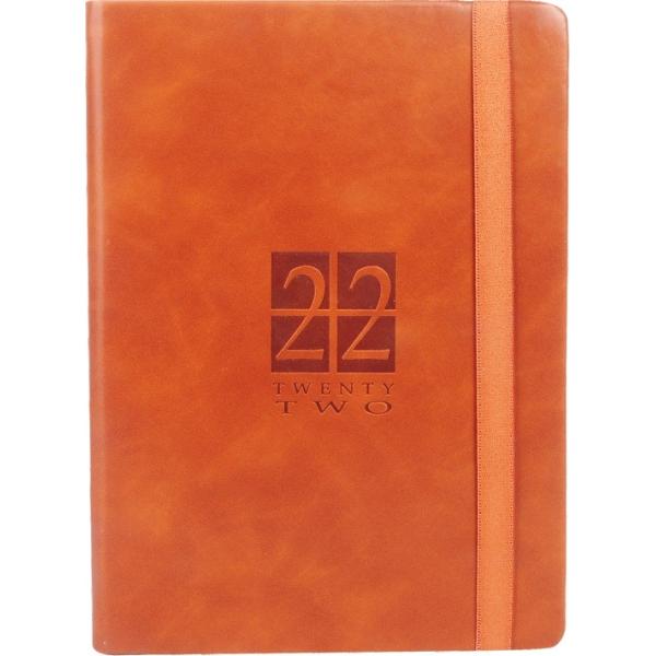 A5 PU Leather Dated Diary with Elastic (V-106)