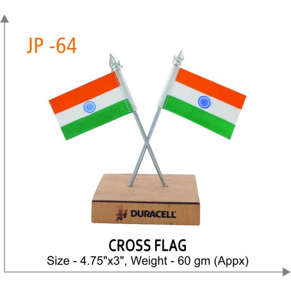 Table Top Indian Flags with Stand (JP-64)