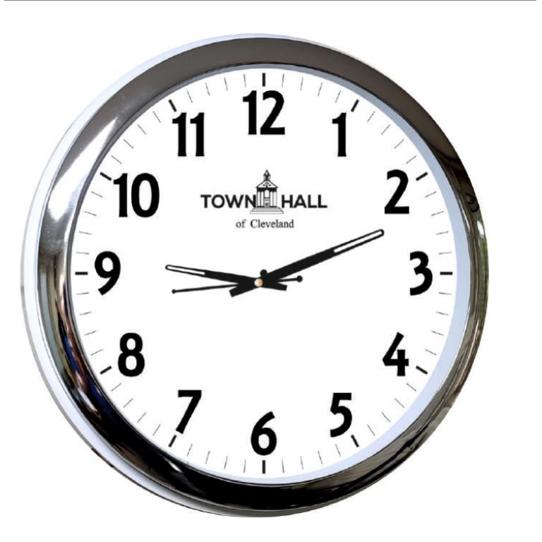 Branding Corporate Wall Clock (TOWNHALL)