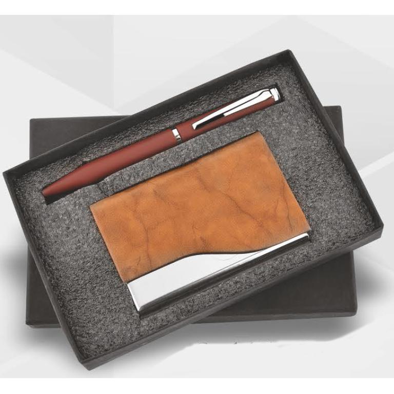 Smile Pen and Card Holder Set