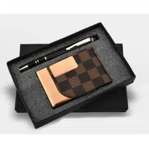 Rose Gold Pen and Card Holder